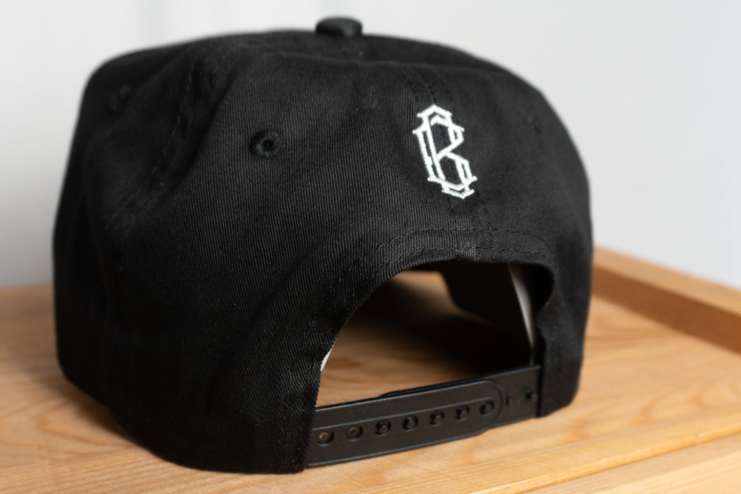 Bunker Brigade Black Text Logo Golf Cap