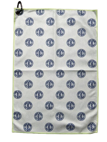 Bunker Brigade Logo Microfibre Golf Towel - Bunker Brigade