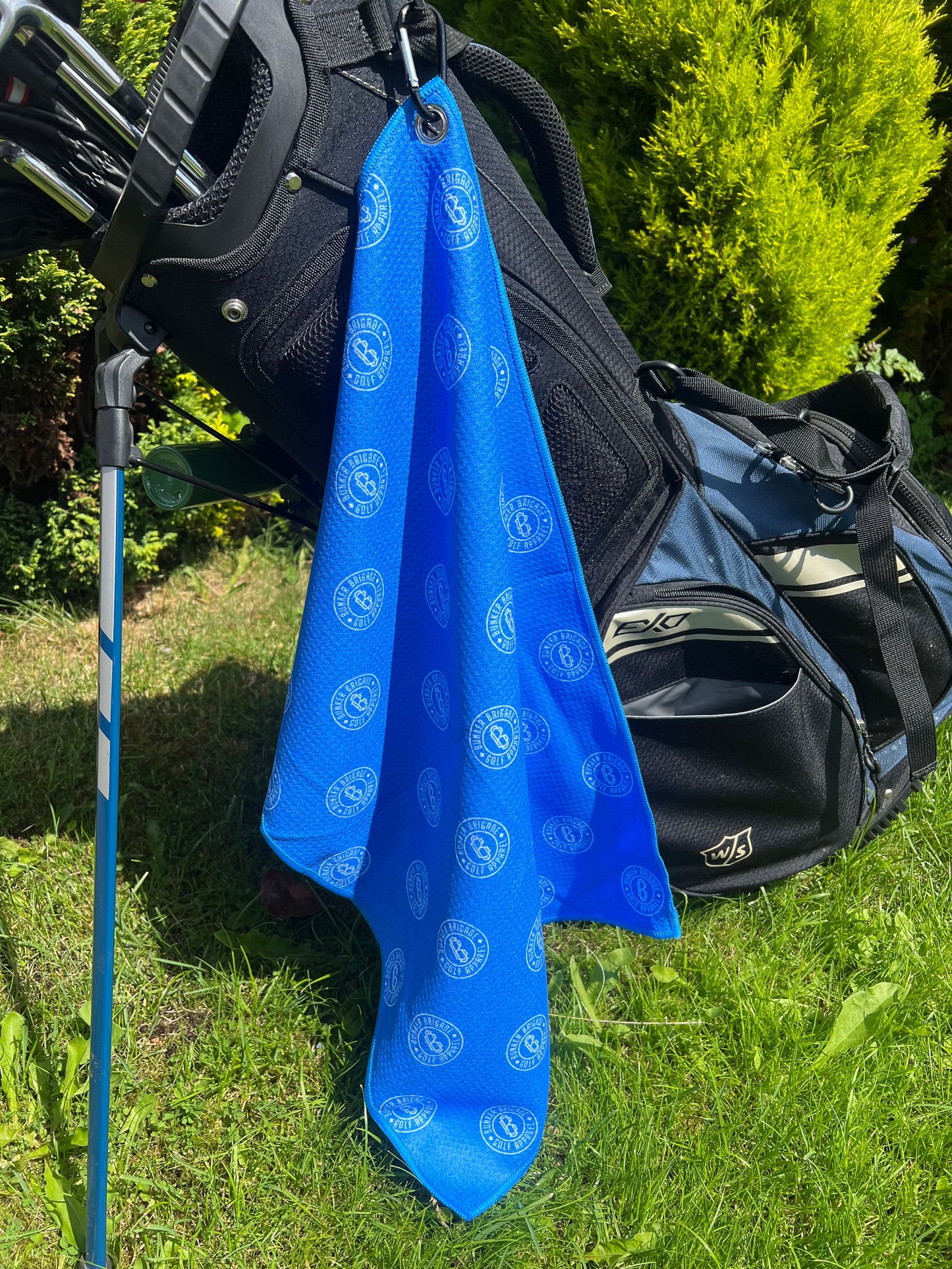 Blue Logo Microfibre Towel